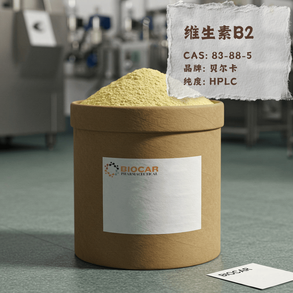 高纯度维生素B2粉末，实验室级原料