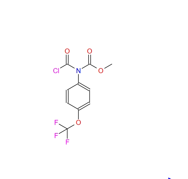 N-氯甲酰基-N-[4-(三氟甲氧基)苯基]氨基甲酸甲酯 173903-15-6