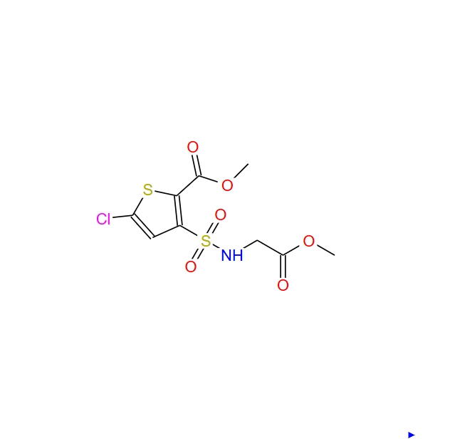 5-氯-3-磺酰氨基乙酸甲酯-2-噻吩甲酸甲酯 906522-87-0