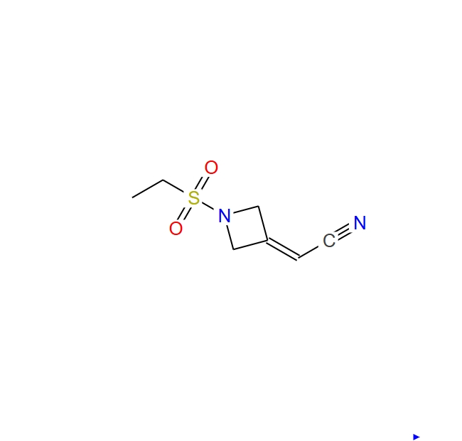 2-[1-(乙基磺酰基)-3-氮杂环丁亚基]乙腈 1187595-85-2