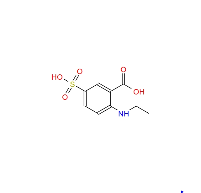 2-乙基氨基-5-磺基苯甲酸 119-22-2