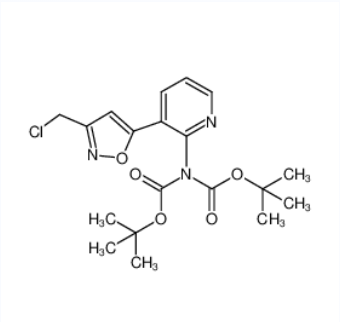 1166997-21-2 [3-(3-(氯甲基)-1,2-恶唑-5-基)吡啶-2-基]亚氨基二碳酸二叔丁酯