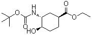 CAS 登录号：365997-33-7, (1S,3R,4R)-3-(叔丁氧羰基氨基)-4-羟基环己烷-1-羧酸乙酯