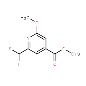 2-(二氟甲基)-6-甲氧基异烟酸甲酯