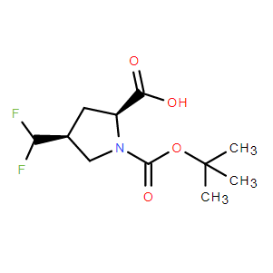 (2S,4S)-1-(叔丁氧基羰基)-4-(二氟甲基)吡咯烷-2-甲酸