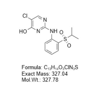 5-氯-2-((2-(异丙基磺酰基)苯基)氨基)嘧啶-4-醇