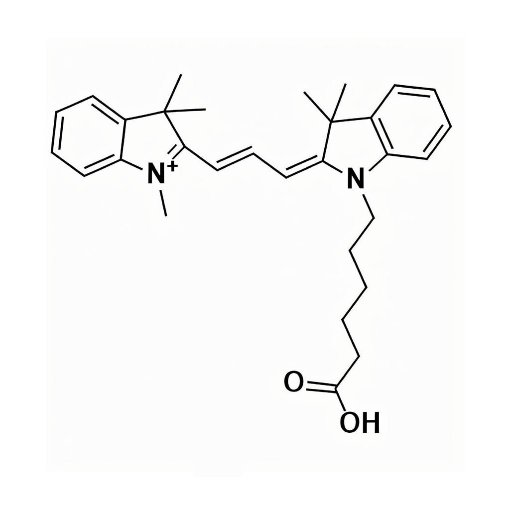 高纯度花菁染料Cy3羧酸 | 生物偶联荧光探针 | 激发550nm/发射570nm