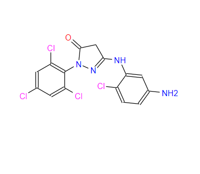 53411-33-9；成色剂品-264氨基物；1-(2,4,6-Trichlorophenyl)-3-(5-amino-2-chloroanilino)-5-pyrazolone