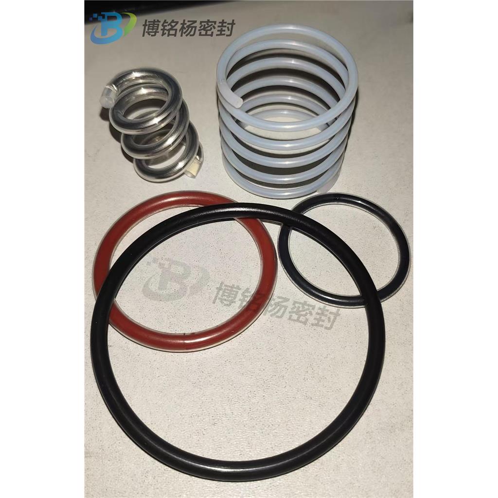 弹簧包覆圈包弹簧FEP/PFA包覆圈PTFE包弹簧密封圈