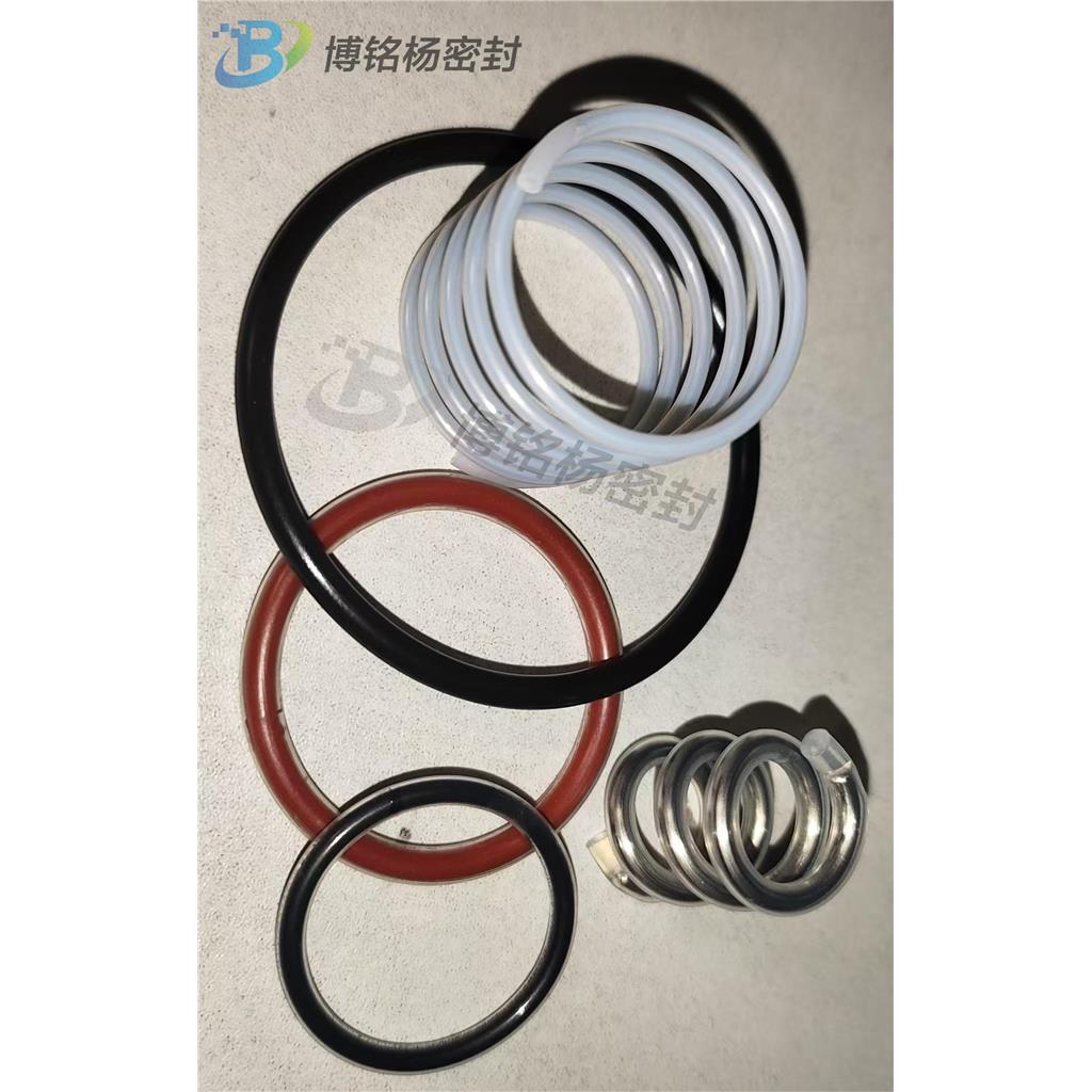 弹簧包覆圈包弹簧FEP/PFA包覆圈PTFE包弹簧密封圈