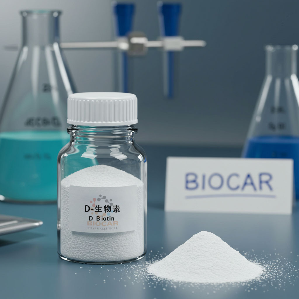 高纯度D-生物素粉末，实验室级原料