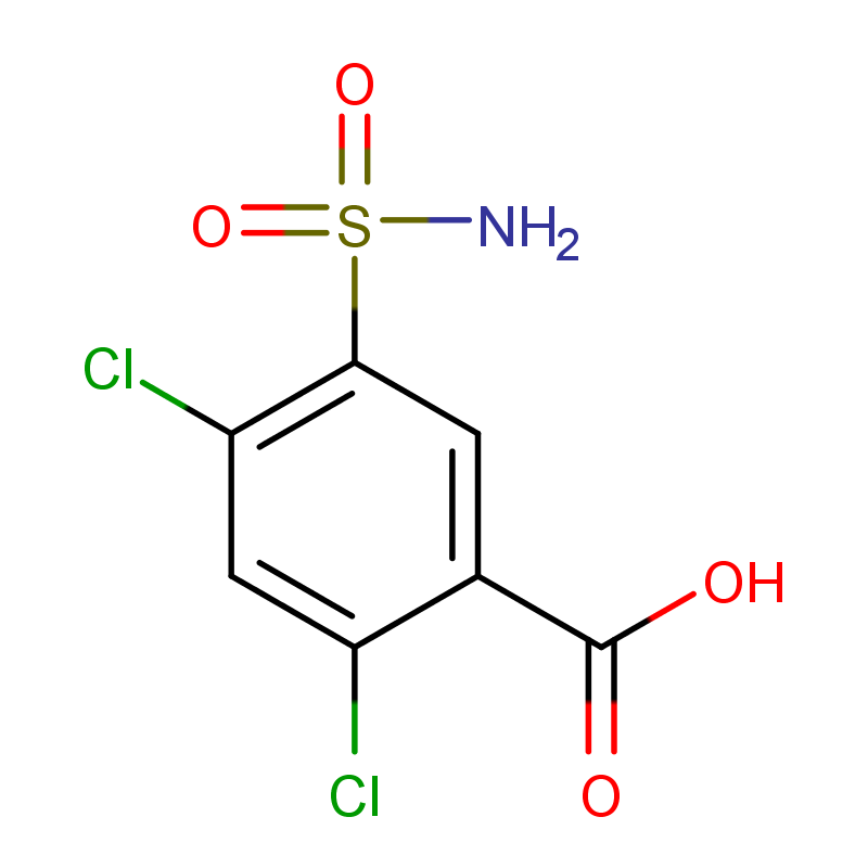 2,4-二氯-5-磺酰胺基苯甲酸2736-23-4全国可发 匠信生物 高纯度 可拆分