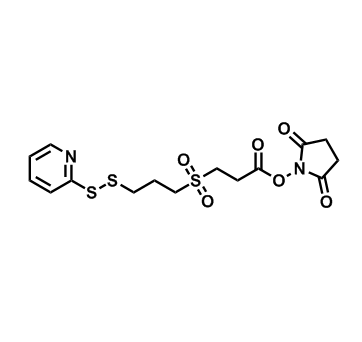 2,5-dioxopyrrolidin-1-yl 3-((3-(pyridin-2-yldisulfaneyl)propyl)sulfonyl)propanoate