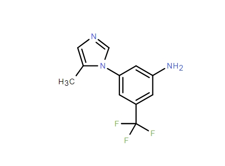 3-(5-甲基-1H-咪唑-1-基)-5-(三氟甲基)苯胺