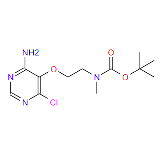 2-(4-氨基-6-氯嘧啶-5-基氧基)乙基甲基氨基甲酸叔丁酯