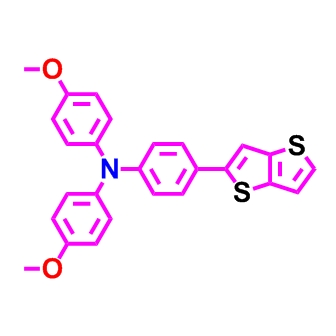 1092363-77-3 ；4-甲氧基-N-（4-甲氧苯基）-N-（4-（噻吩并[3,2-b]噻吩-2-基）苯基）苯胺