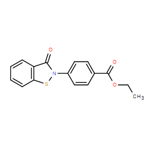 4-（3-氧代-1,2-苯并异噻唑-2（3h）-基）苯甲酸乙酯