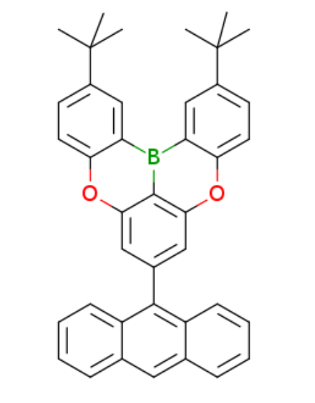 7-(anthracen-9-yl)-2,12-di-tert-butyl-5,9-dioxa-13b-boranaphtho[3,2,1-de]anthracene