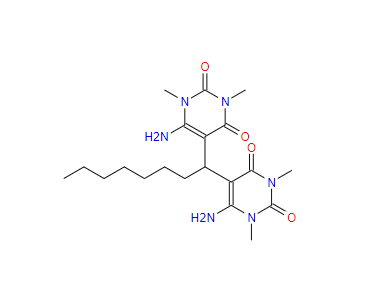 5, 5'-癸基-双[6-氨基-1,3-二甲基-2,4(1H,3H)-嘧啶二酮] 253195-26-5