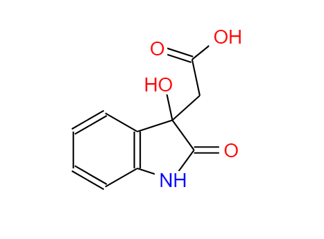 2,3-二氢-3-羟基-2-氧代-1H-吲哚-3-乙酸，2,3-Dihydro-3-hydroxy-2-oxo-1H-indole-3-acetic acid，57061-17-3。