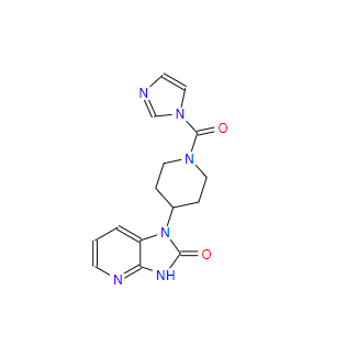 1,3-二氢-1-[1-(1H-咪唑-1-基羰基)-4-哌啶基]-2H-咪唑并[4,5-b]吡啶-2-酮 1373116-06-3