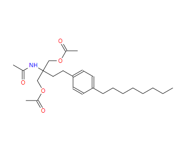 2-乙酰胺基-2-(4-辛基苯乙基)丙烷-1,3-二基二乙酸酯 162358-09-0