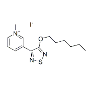 3-(4-己氧基-1,2,5-噻二唑-3-基)-1-甲基吡啶碘化物 131988-19-7