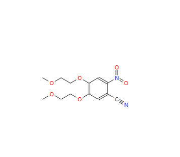 4,5-双(2-甲氧基乙氧基)-2-硝基苯甲腈 236750-65-5