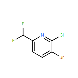 3-溴-2-氯-6-(二氟甲基)吡啶