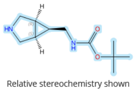 rel-(((1R,5S,6s)-3-氮杂双环[3.1.0]己烷-6-基)甲基)氨基甲酸叔丁酯