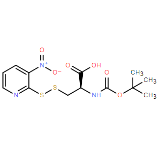 (R)-2-((叔丁氧基羰基)氨基)-3-((3-硝基吡啶-2-基)二硫烷基)丙酸