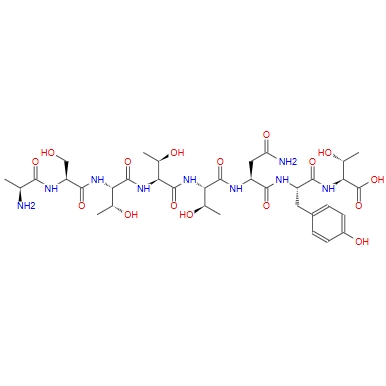 多肽T，Peptide T，106362-32-7，多肽T H-Ala-Ser-Thr-Thr-Thr-Asn-Tyr-Thr-OH