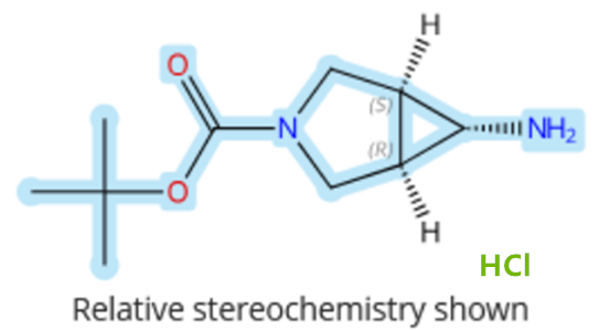 rel-(1R,5S,6s)-6-氨基-3-氮杂双环[3.1.0]己烷-3-羧酸叔丁酯盐酸盐