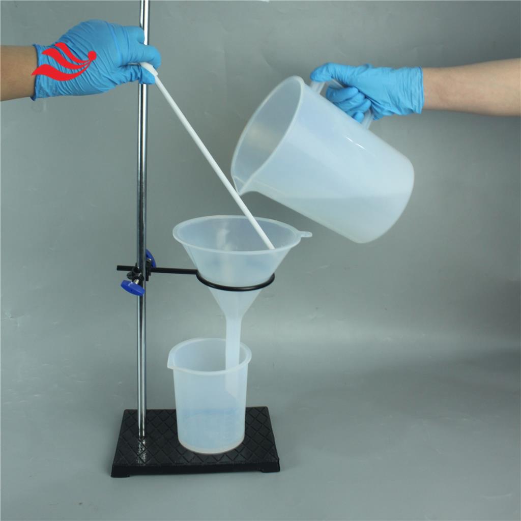 PFA三角漏斗高纯电子级PFA塑料漏斗用于实验室聚四氟乙烯漏斗