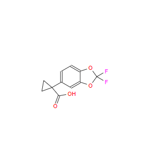1-(2,2-二氟苯并[D][1,3]二氧杂环戊烯-5-基)环丙烷甲酸 862574-88-7