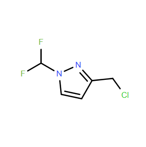3-(氯甲基)-1-(二氟甲基)-1H-吡唑