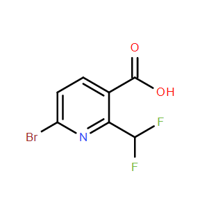 6-溴-2-(二氟甲基)烟酸