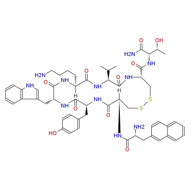 兰瑞肽， LanreotideAcetate，108736-35-2