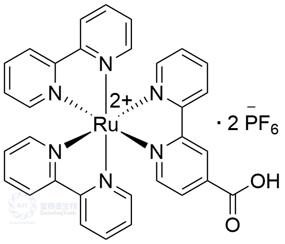 218600-82-9 | Bis(2,2'-bipyridine)-(4-carboxy-2,2'-bipyridine)ruthenium(II)-bis(hexafluorophosphate)