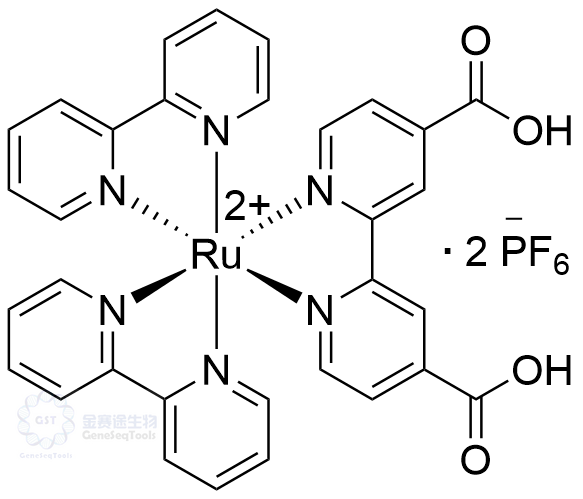 64189-98-6 | Bis(2,2'-bipyridyl)(4,4'-dicarboxyl-2,2'-bipyridyl)ruthenium(II) bishexafluorophosphate
