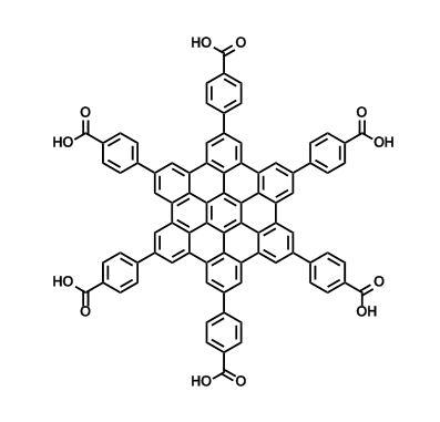 2921953-04-8  4,4',4'',4''',4'''',4'''''-(hexabenzo[bc,ef,hi,kl,no,qr]coronene-2,5,8,11,14,17-hexayl)hexabenzoic acid