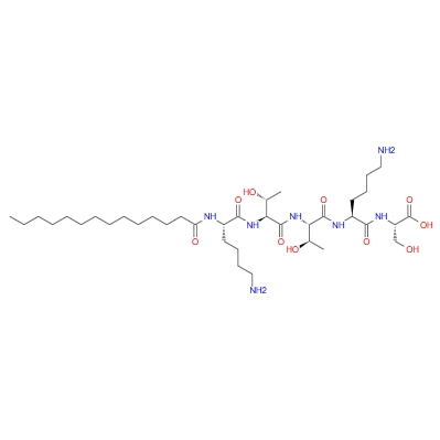 肉豆蔻酰五肽-4，Myristoyl Pentapeptide-4，1392416-25-9