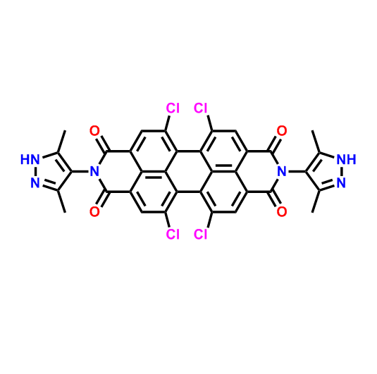 5,6,12,13-tetrachloro-2,9-bis(3,5-dimethyl-1H-pyrazol-4-yl)anthra[2,1,9-def:6,5,10-d'e'f']diisoquinoline-1,3,8,10(2H,9H)-tetraone