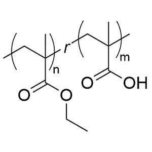 聚（甲基丙烯酸乙酯-r-甲基丙烯酸）共聚物 支持定制不同共聚比和分子量