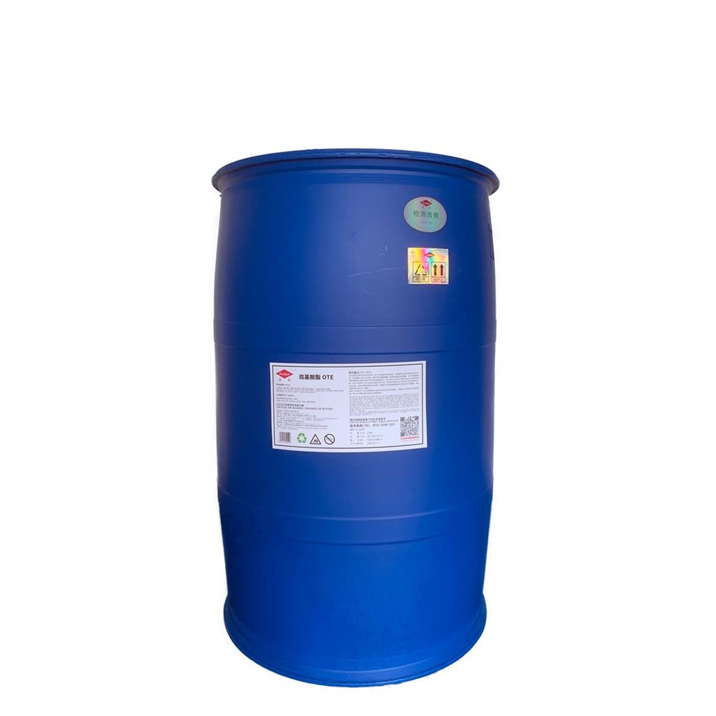 洁氏 烷基胺酯 OTE在强碱，高温，氧化还原剂环境下仍具有优异的乳化，渗透，脱脂，洁净能力