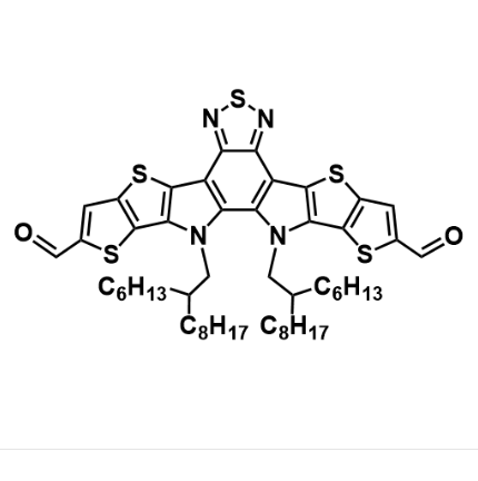 12,13-双（2-己基癸基）-12,13-二氢-[1,2,5]噻二唑并[3,4-e]噻吩并[2''，3''：4'，5']噻吩并[2'，3'：4,5]吡咯并[3,2-g]噻吩并[2'，3'：4,5]噻吩并[3,2-b]吲哚-2,10-二甲醛