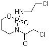 CAS 登录号：72578-71-3, 3-(2-氯乙酰基)-2-[(2-氯乙基)氨基]四氢-2H-1,3,2-噁磷-2-氧化物