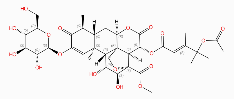 Yadanzioside G，95258-17-6，天然产物，中药对照品。