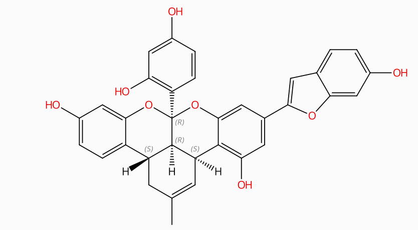 桑呋喃G ，87085-00-5，Mulberrofuran G，天然产物，中药对照品。