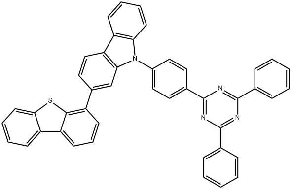 2-(4-二苯并噻吩)-N-[4-(4,6-二苯基-1,3,5-三嗪-2-基)苯基]咔唑;1408004-68-1;高纯度高品质